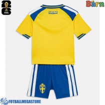 Fotballdrakt Barn Sverige Hjemmedraktsett VM 2026 Kortermet (+ Korte bukser)